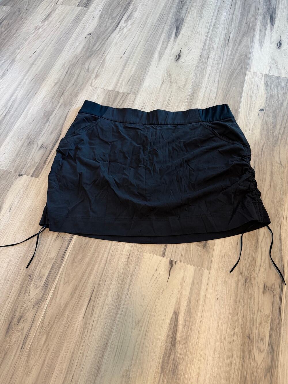 Columbia Women's XXL 2XL Skort Anytime Casual Black hiking Skirt Attached Shorts